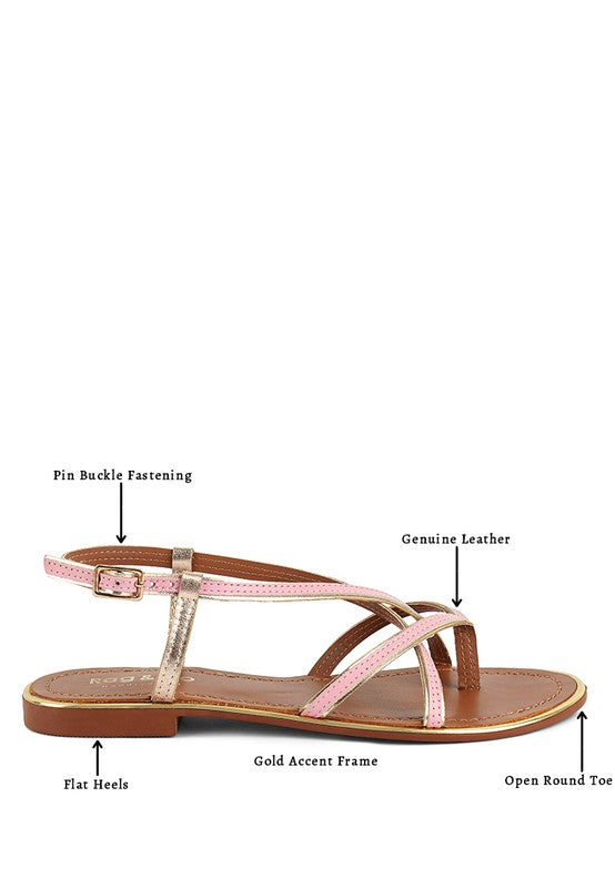 PHEOBE Strappy Flat Sandals