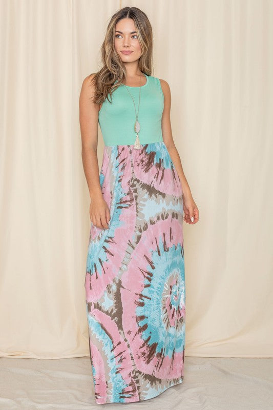 Summer Sleeveless Maxi Dress