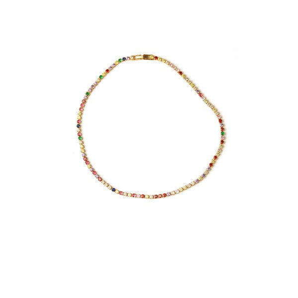 Rainbow Zircon Choker