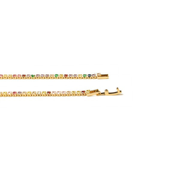 Rainbow Zircon Choker