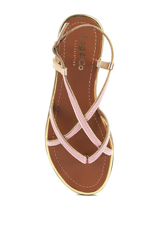 PHEOBE Strappy Flat Sandals
